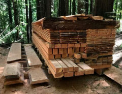 Dimensional lumber stack